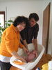 ...mit Mama und Papa