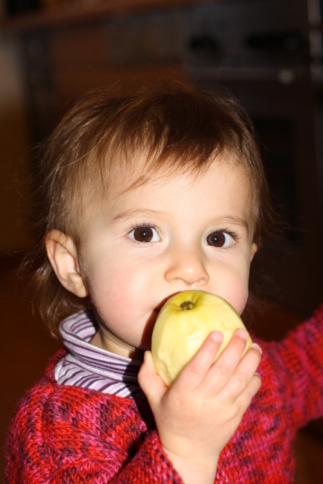 Mit Apfel und...