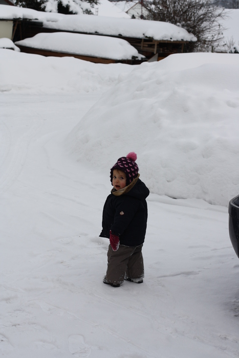 Mann, ist da viel Schnee