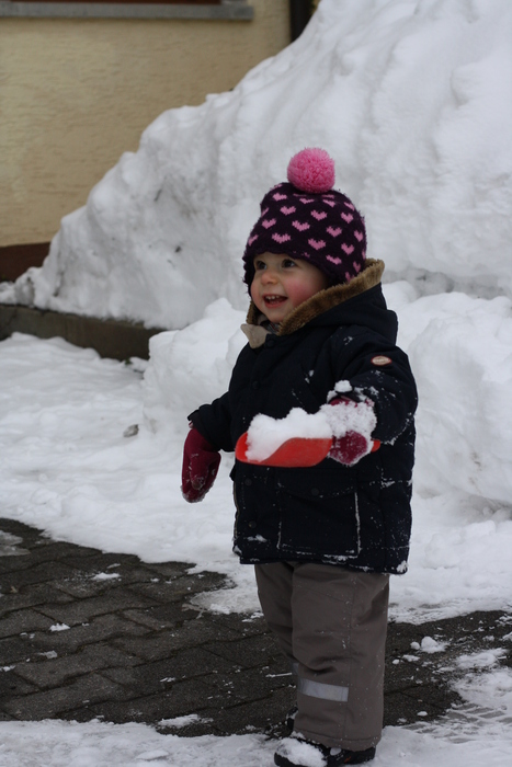 Der Schnee muss weg.