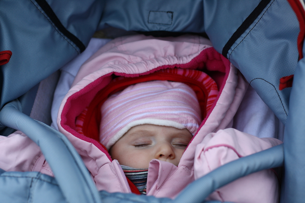 Im Kinderwagen schl&auml;ft's sich am besten
