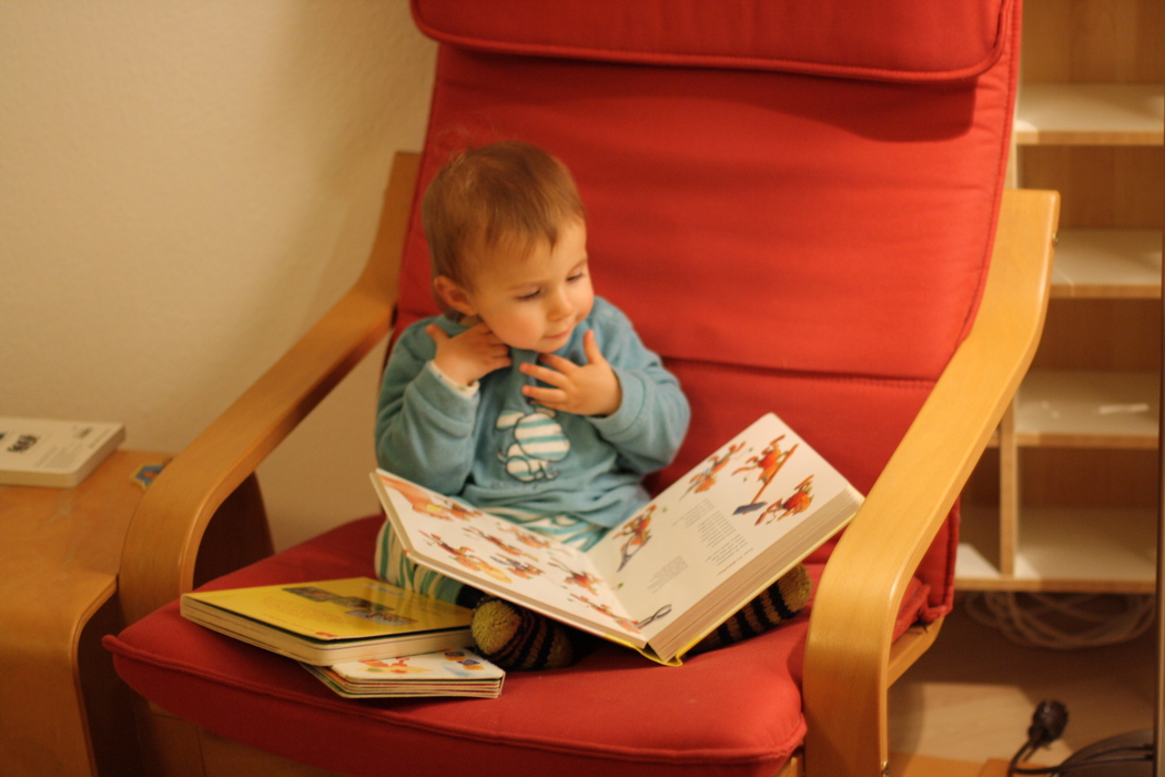 ...B&uuml;cher anschauen Spa&szlig;