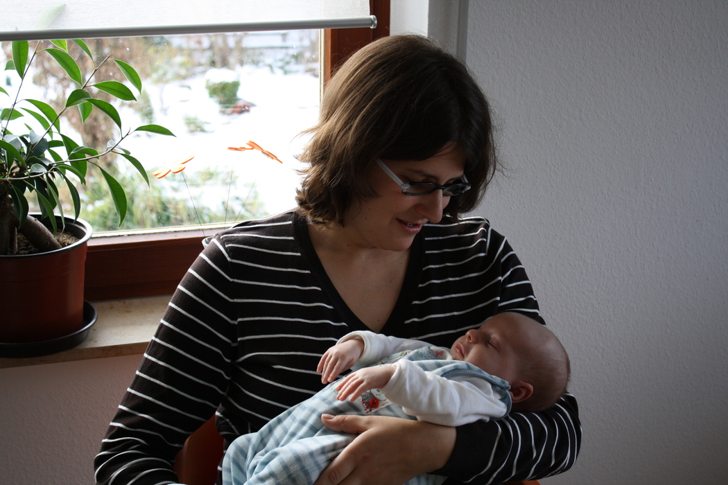 Bei Tante Kristina...