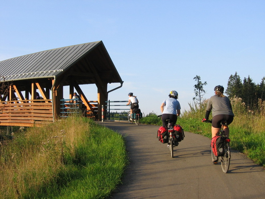 Auf dem Weg zum Neckartal geht es bergauf