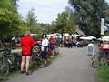 Kleine Stärkung im Biergarten in Sigmaringen