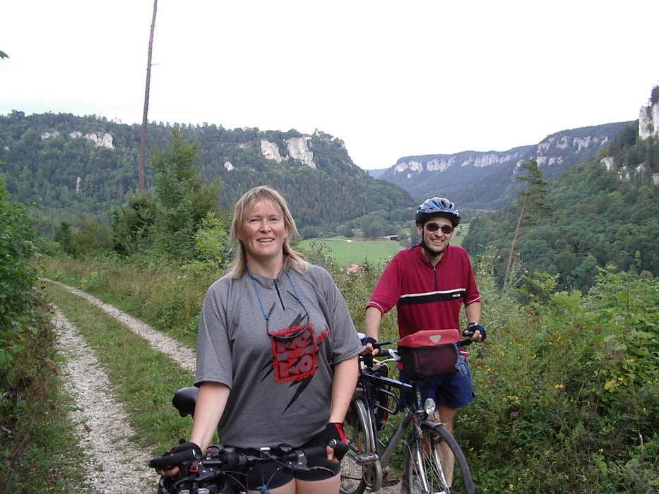 ...Anke und Erich als Genußradler vor herrli...