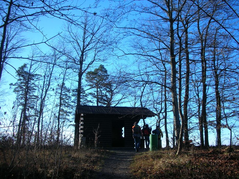 ...geht es auf die Löwensteiner Berge