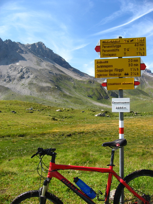 Das zweiter Etappenpass: Der Casannapass, 2233m