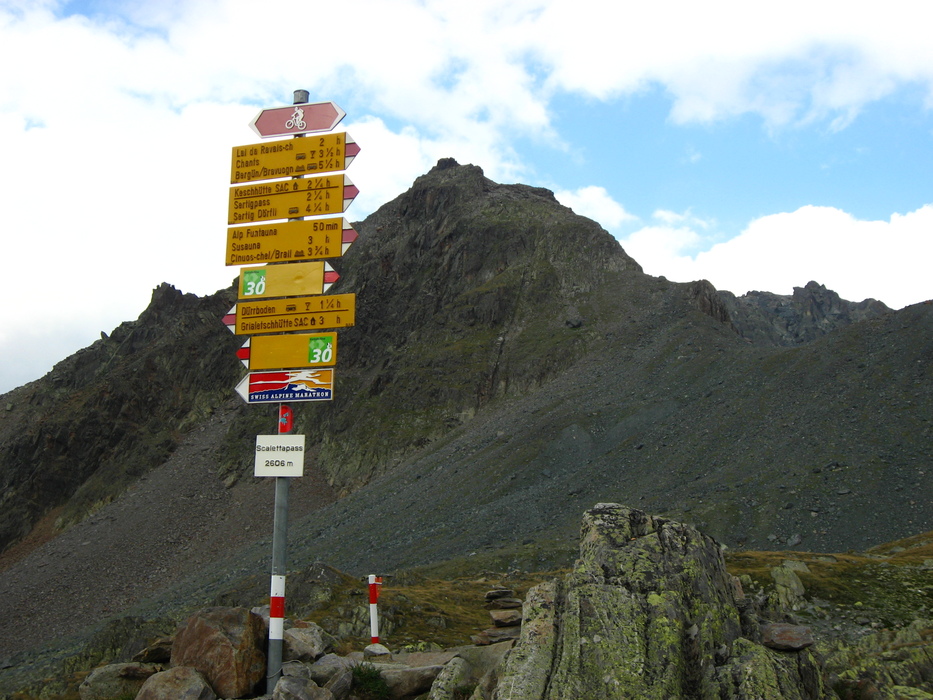 Fünftes Etappenpass: Scalettapass, 2606m