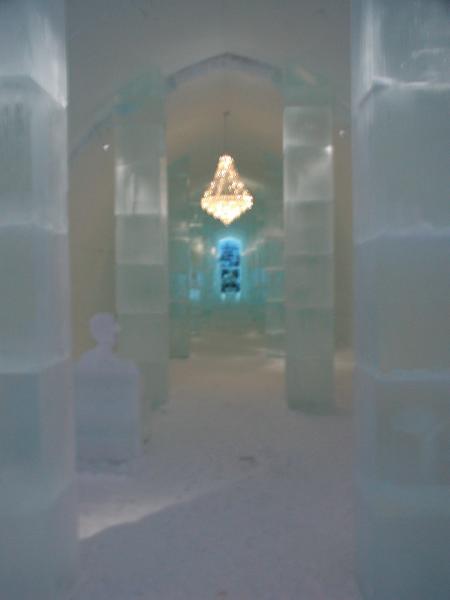 Eingangshalle im Icehotel