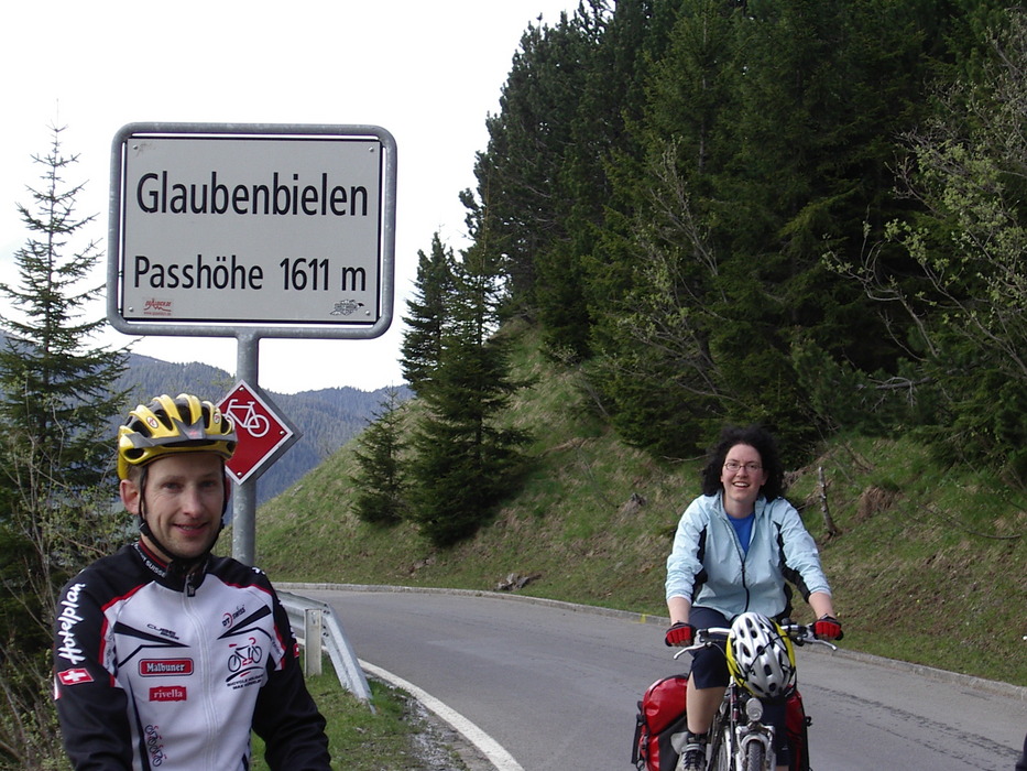 Kathrin am Glaubenbieler Pass