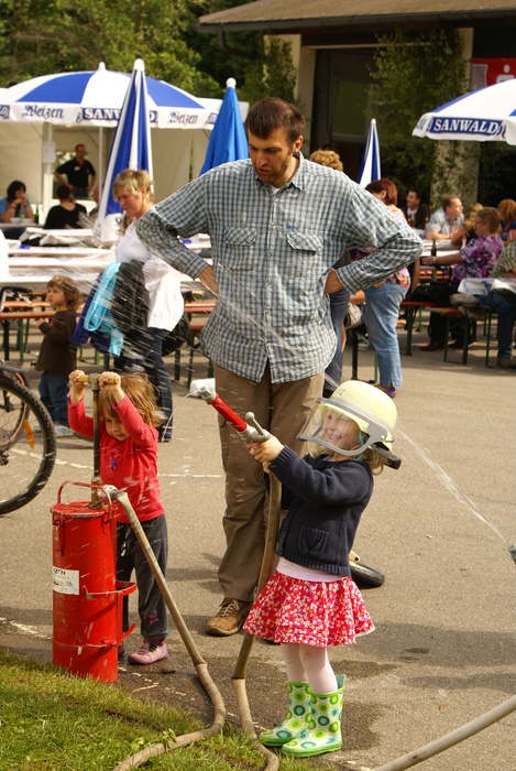 Auf dem Feuerwehrfest...