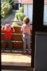 Spannend ... auf dem Balkon