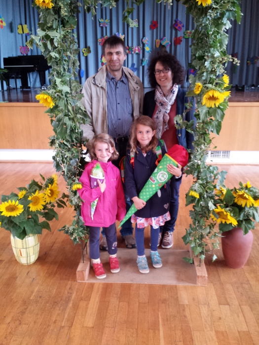 ...im Sonnenblumen-Bogen