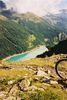 "Verblockter Singletrail" zum Lago di Pi...