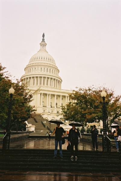 Ramon and me in front of the U.S. Capitol