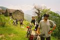 Verblockter Singletrail im Valle di Darengo (Baggi...