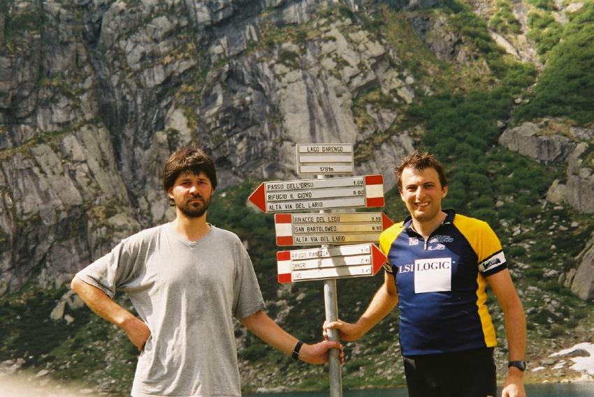 Nach hartem Aufstieg am Lago di Darengo (1781m)