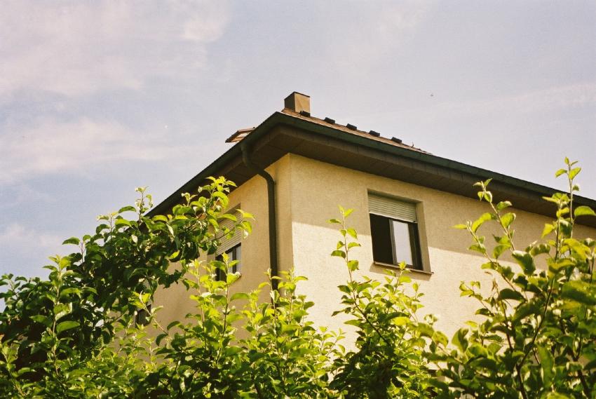 Alzental Castle aus den Apfelbäumen