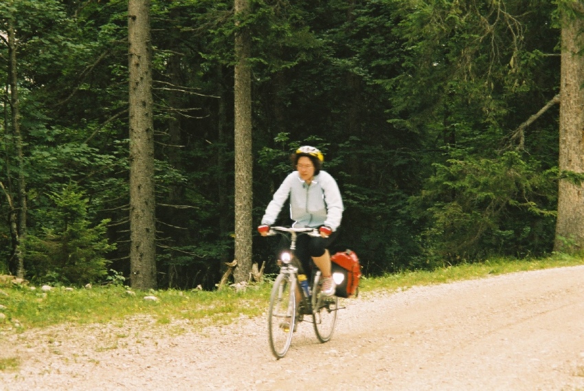 Letzter Anstieg vor der Abfahrt nach Obern (Leutas...