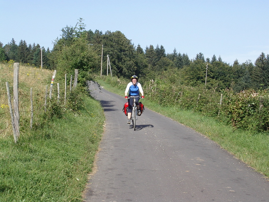 Abfahrt über die "Mountainbike Strecke&q...