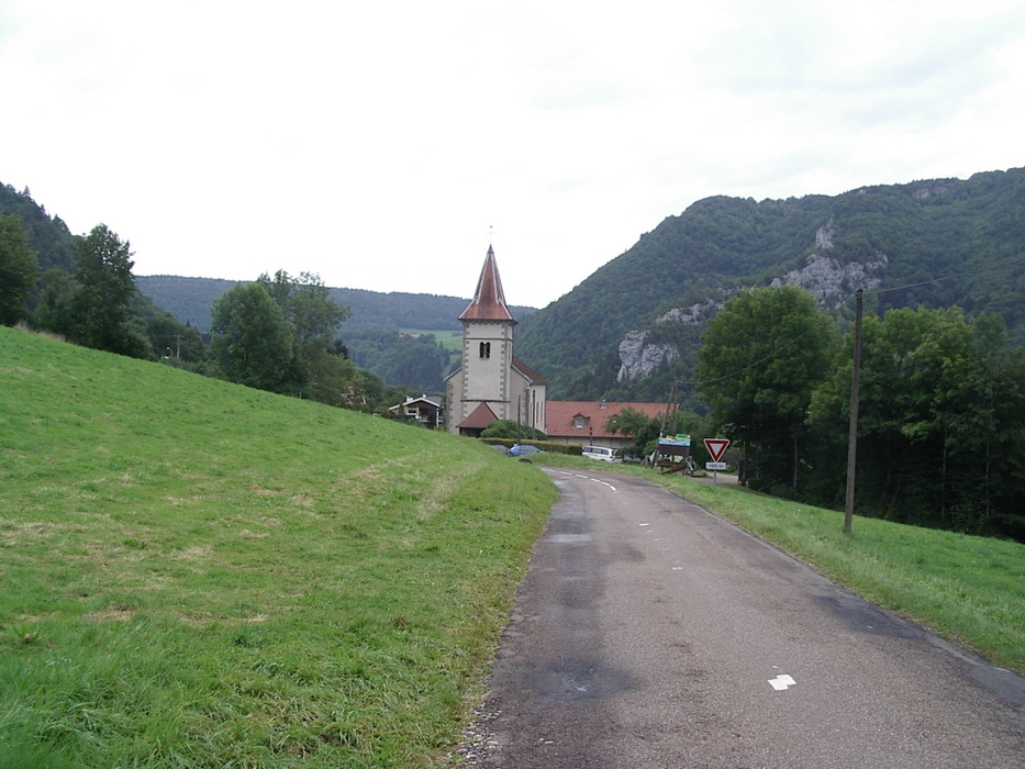 Blick zurück nach Goumois