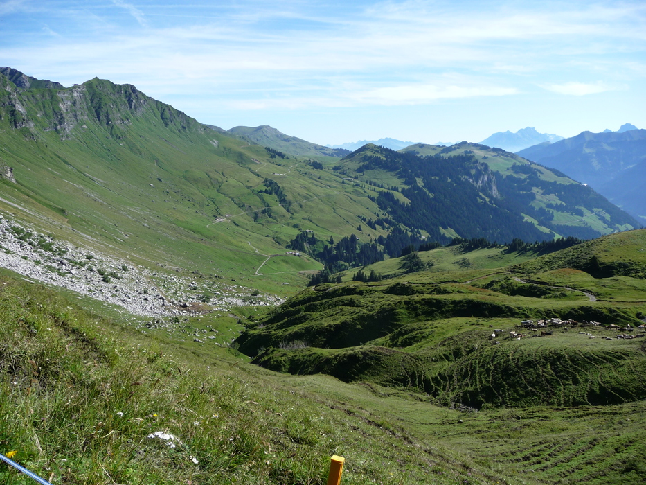 Blick zurück nach Porte de Soleil