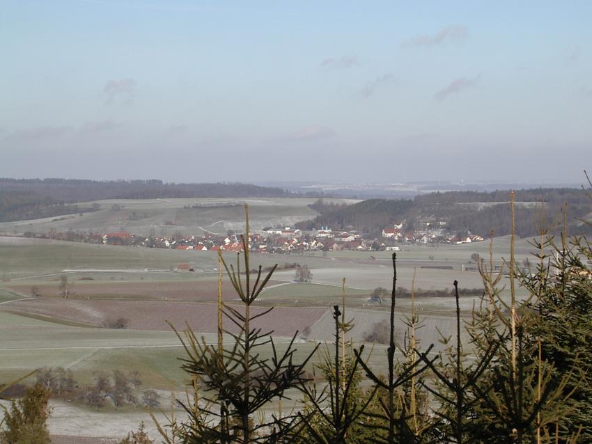 Traumpanorama Fischachtal (Windräder am Horiz...