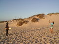 Nochmal Beach Ping-Pong in der Abendsonne