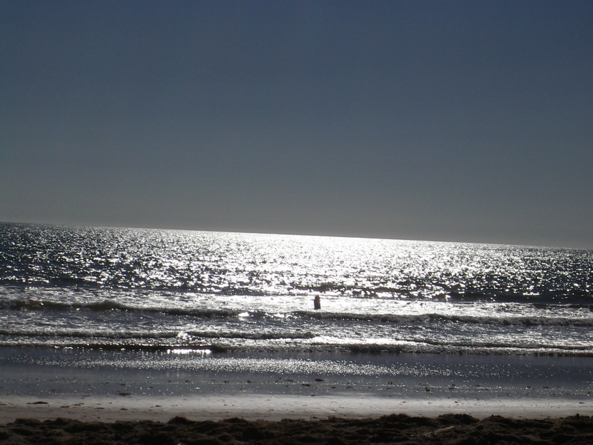 Abkühlung am Praia da Rocha...