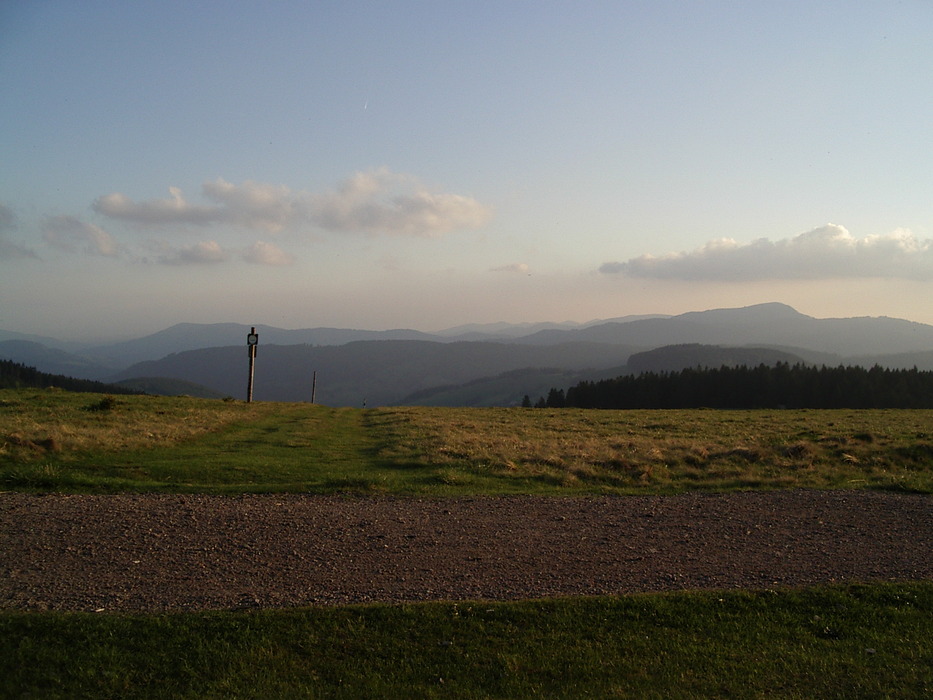 Ruhe und Abendsonne am Feldberg